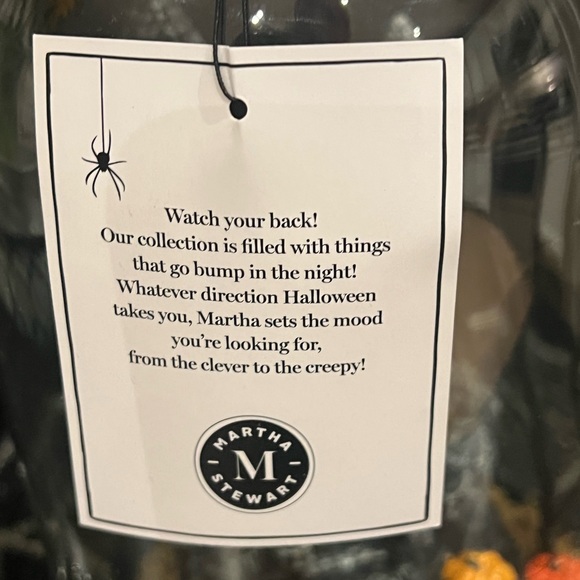 Martha Stewart Halloween Haunted House Light Up LED Glass Cloche Pumpkins New - Picture 14 of 15